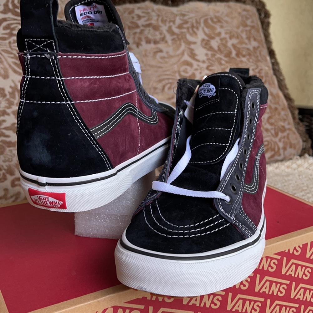 Vans Men’s Sk8-Hi Mte Port Royal/Black Boots Cold Weather Sneakers - Picture 3 of 16